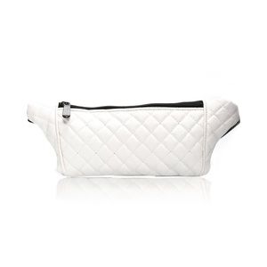 FASHION NOVA WHITE QUILTED FANNY PACK✨